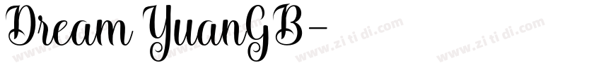 Dream YuanGB字体转换